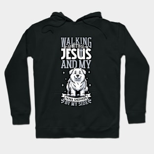 Jesus and dog - Tatra Shepherd Dog Hoodie